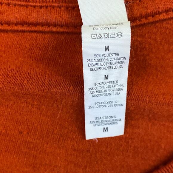 Men’s Unisex Smoking Skull T Shirt Size Medium Portland Maine Pinecone+Chickadee - Picture 4 of 8